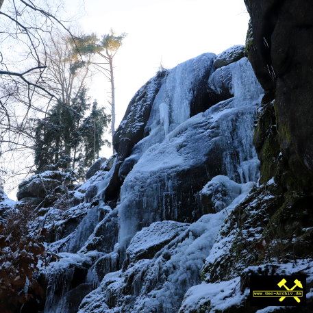Blauenthaler Wasserfall bei Blauenthal nahe Eibenstock, Erzgebirge, Sachsen - 8. Februar 2023 (14).JPG